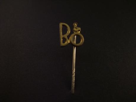 B&O.( Bang & Olufsen)Deens beursgenoteerd bedrijf, high-end audioproducten.